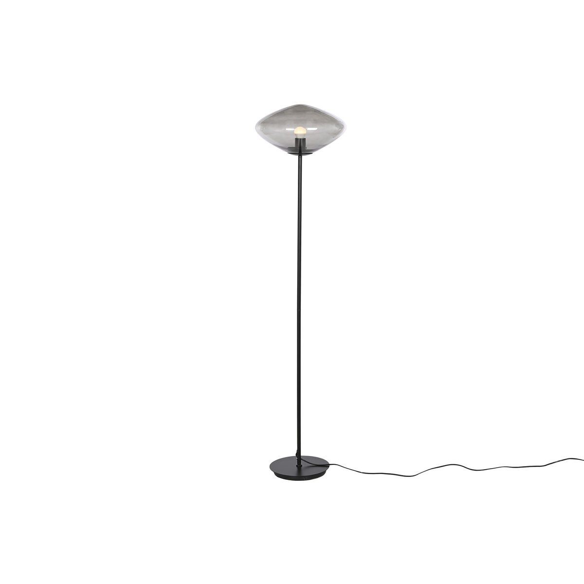 Lámpara de Pie Home ESPRIT Gris Metal Cristal 50 W 220 V 39 x 39 x 150 cm