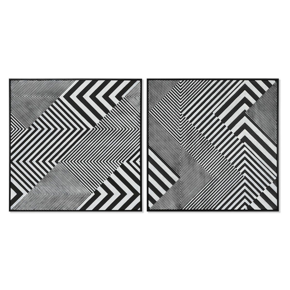 Lienzo Home ESPRIT Poliestireno Lienzo 100 x 4 x 100 cm