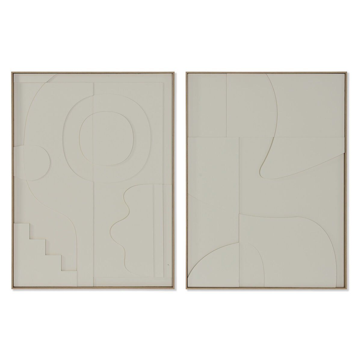 Cuadro Home ESPRIT Papel Poliestireno 75 x 4 x 100 cm
