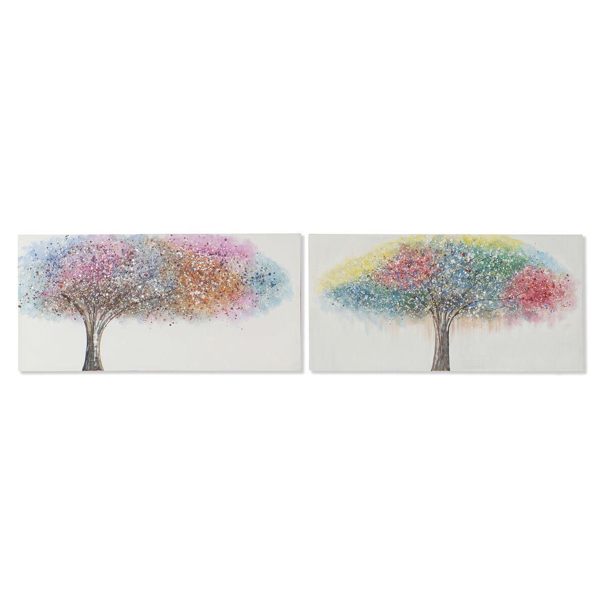 Lienzo Home ESPRIT Lienzo Madera MDF 120 x 3 x 60 cm