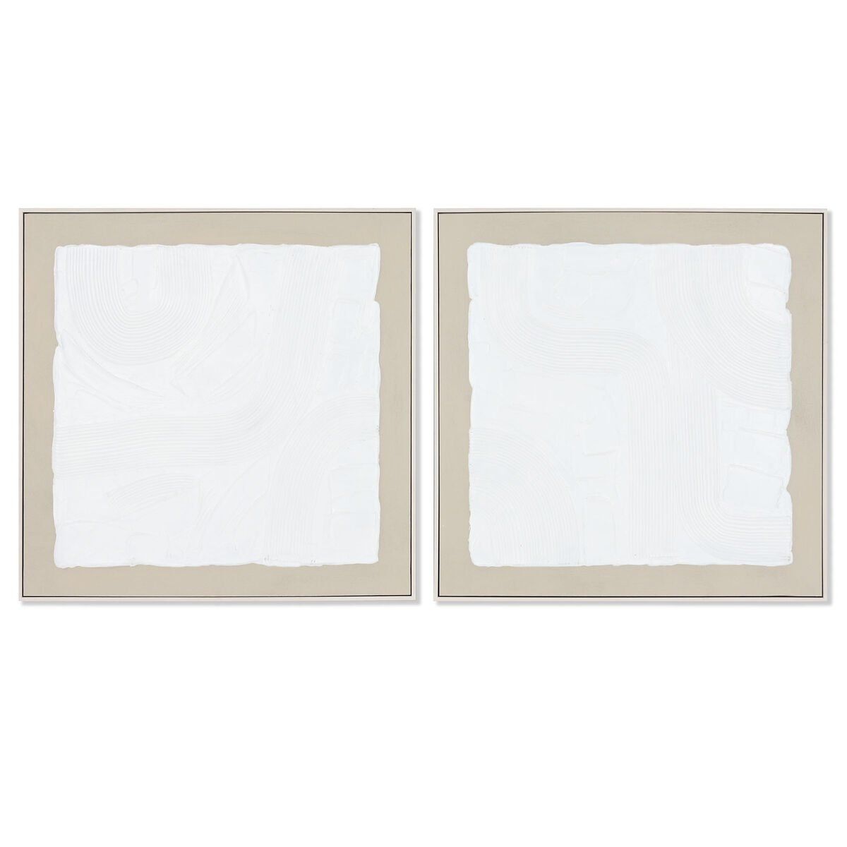 Lienzo Home ESPRIT Pino Lienzo 82,3 x 4,5 x 82,5 cm 82 x 4,5 x 82,5 cm