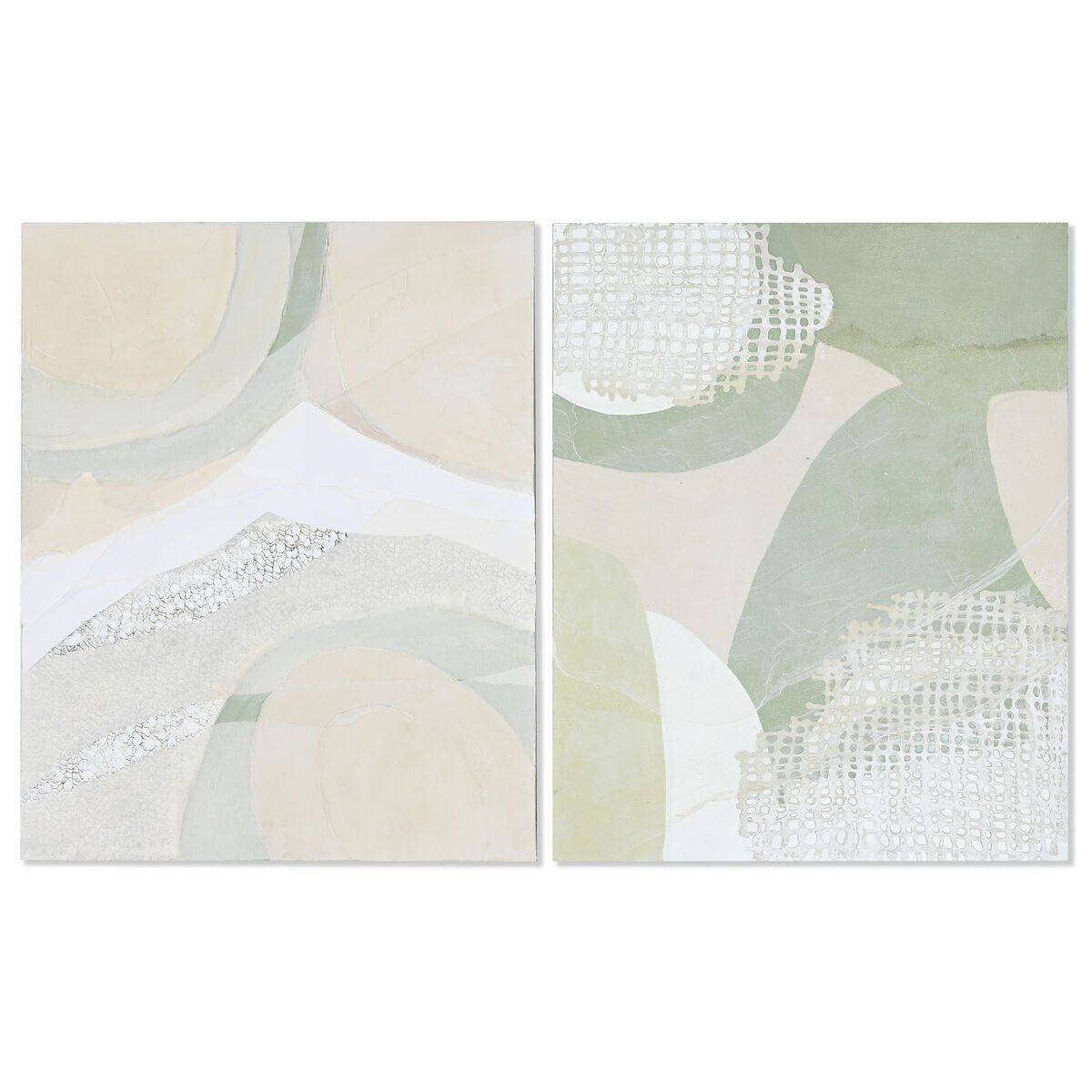 Lienzo Home ESPRIT Pino Lienzo 80 x 4 x 100 cm 80 x 3,8 x 100 cm