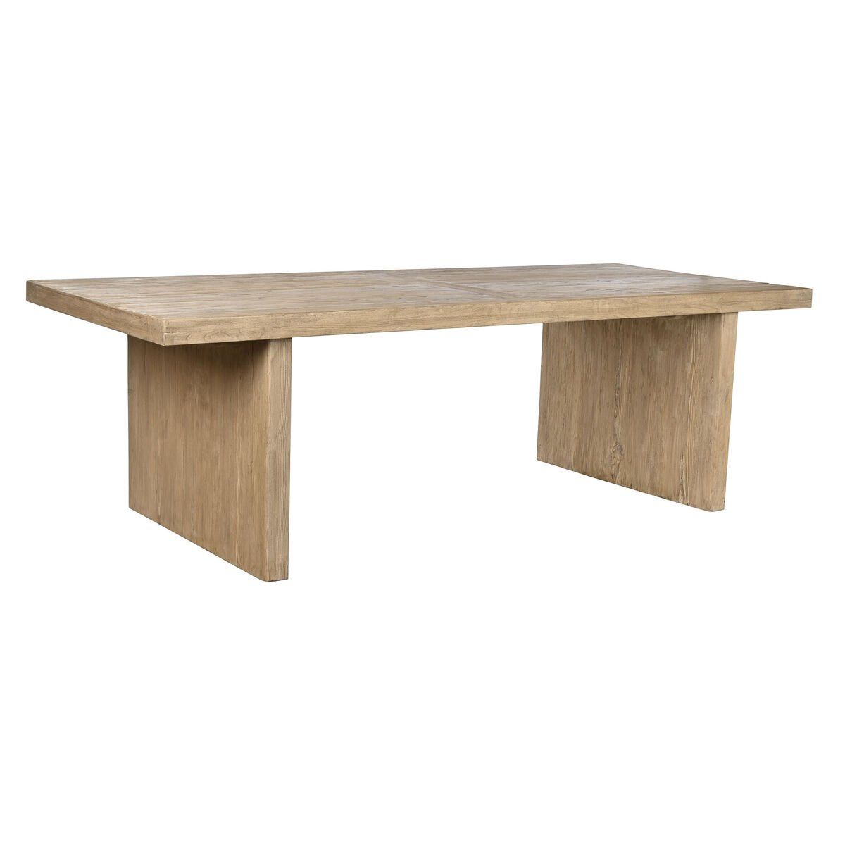 Mesa de Comedor Home ESPRIT Natural Madera de olmo 244 x 102 x 76 cm