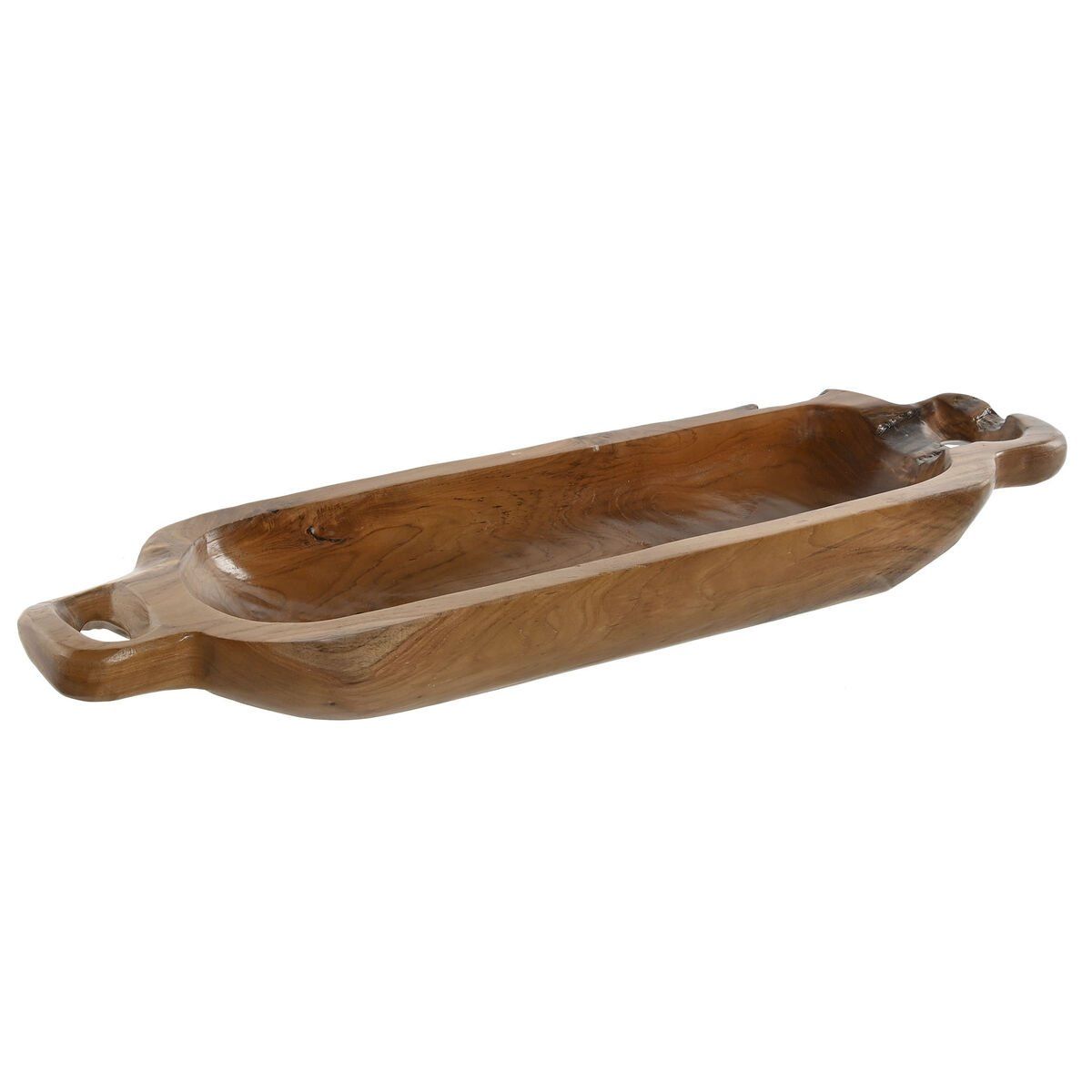 Centro de Mesa Home ESPRIT Natural Teca 70 x 20 x 7 cm