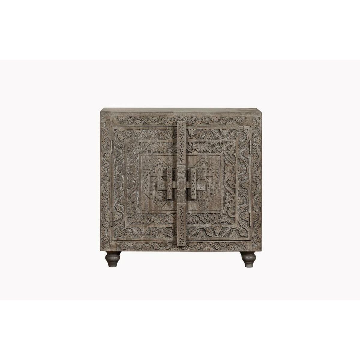 Aparador Home ESPRIT Gris Marrón claro Madera 91,5 x 40 x 90 cm