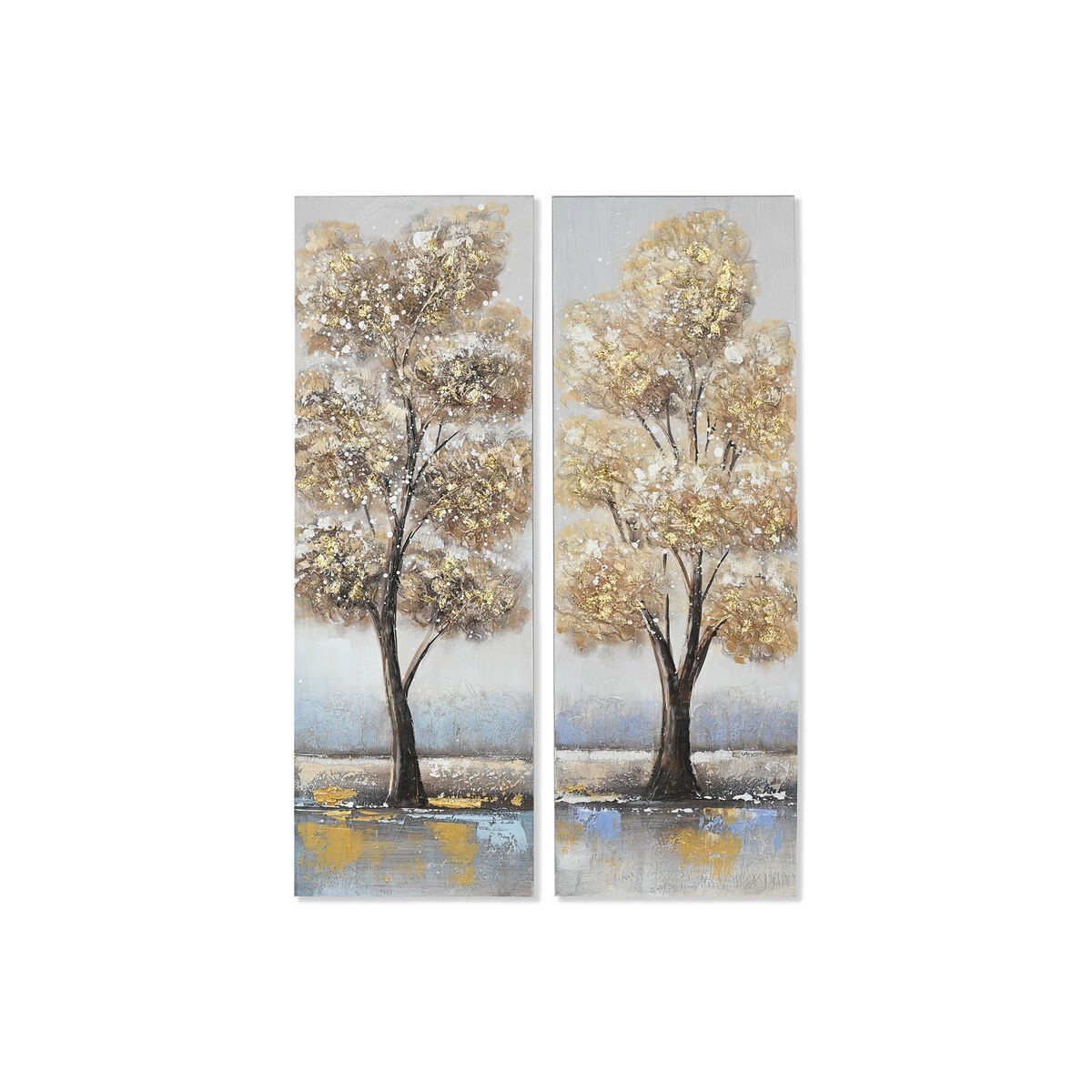 Lienzo Home ESPRIT Lienzo Madera MDF 30 x 3 x 90 cm