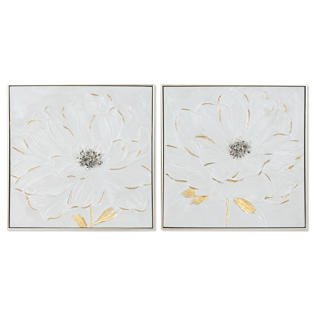 Lienzo Home ESPRIT Poliestireno Lienzo 62 x 4,5 x 62 cm