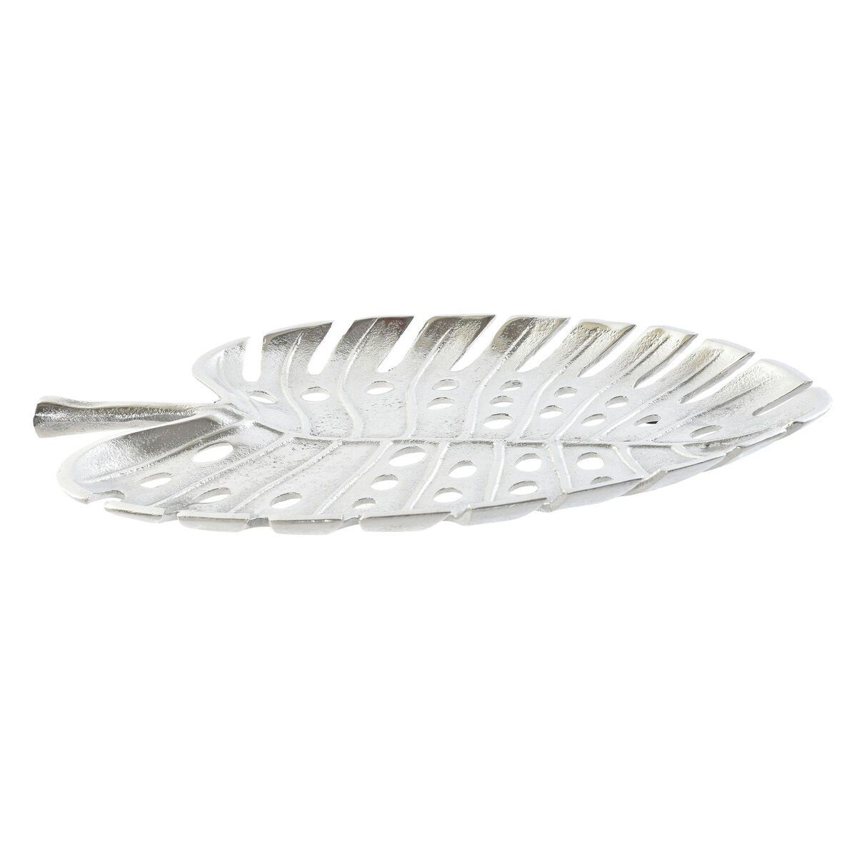 Centro de Mesa Home ESPRIT Plateado Aluminio 38,5 x 28 x 3 cm