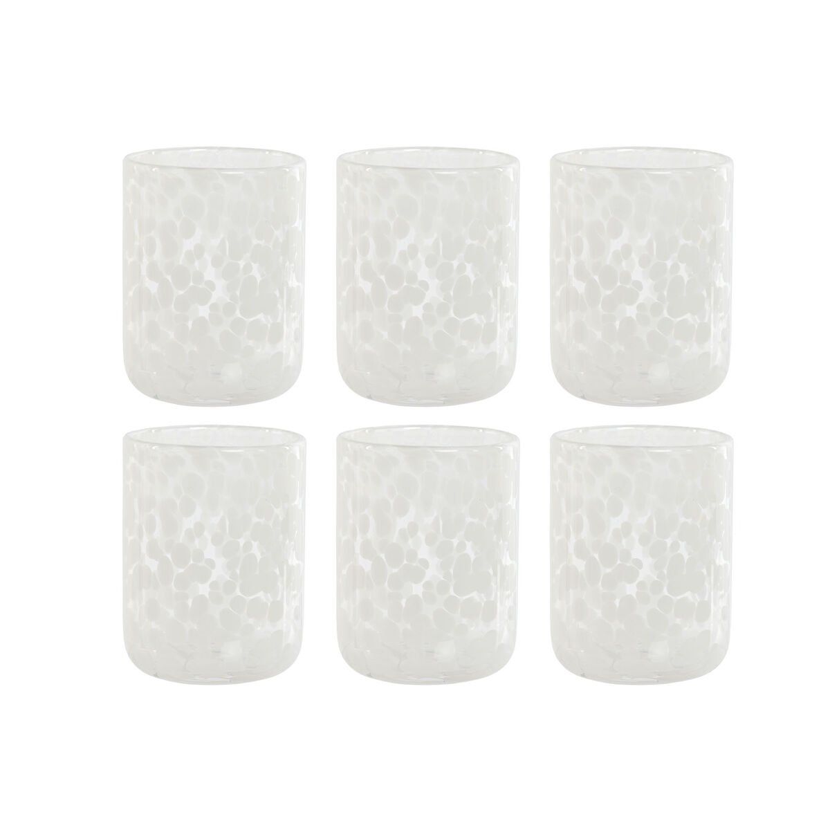 Set de Vasos Home ESPRIT Cristal Vintage 320 ml (6 Unidades)
