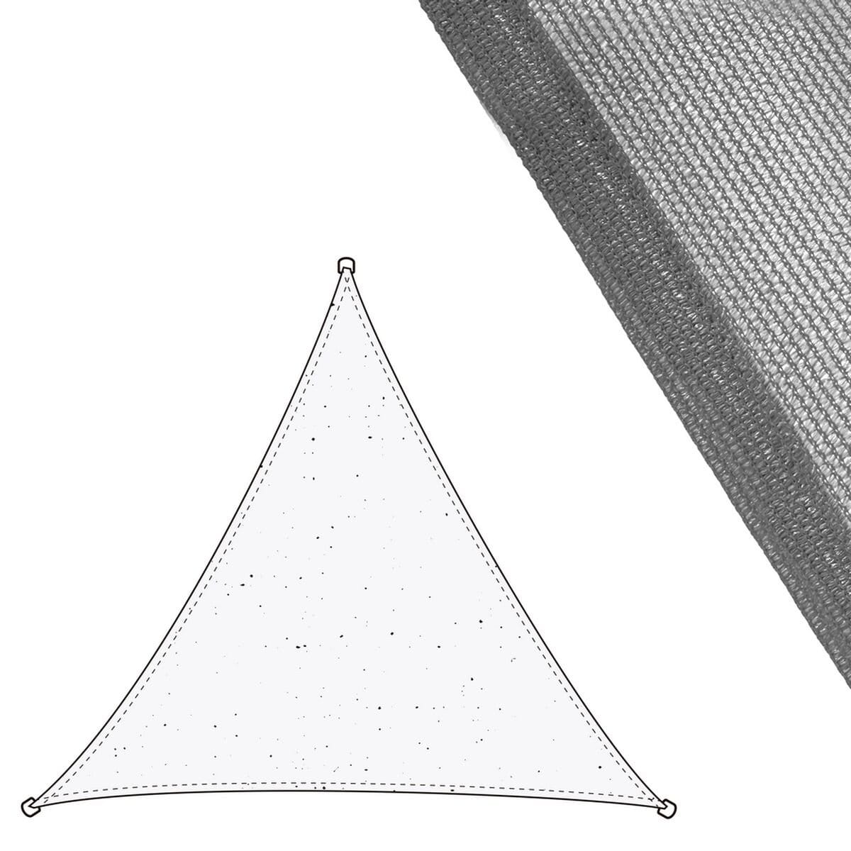 Vela de sombra Vela sombreo Gris 3 x 3 m 300 x 300 x 0,5 cm Toldo