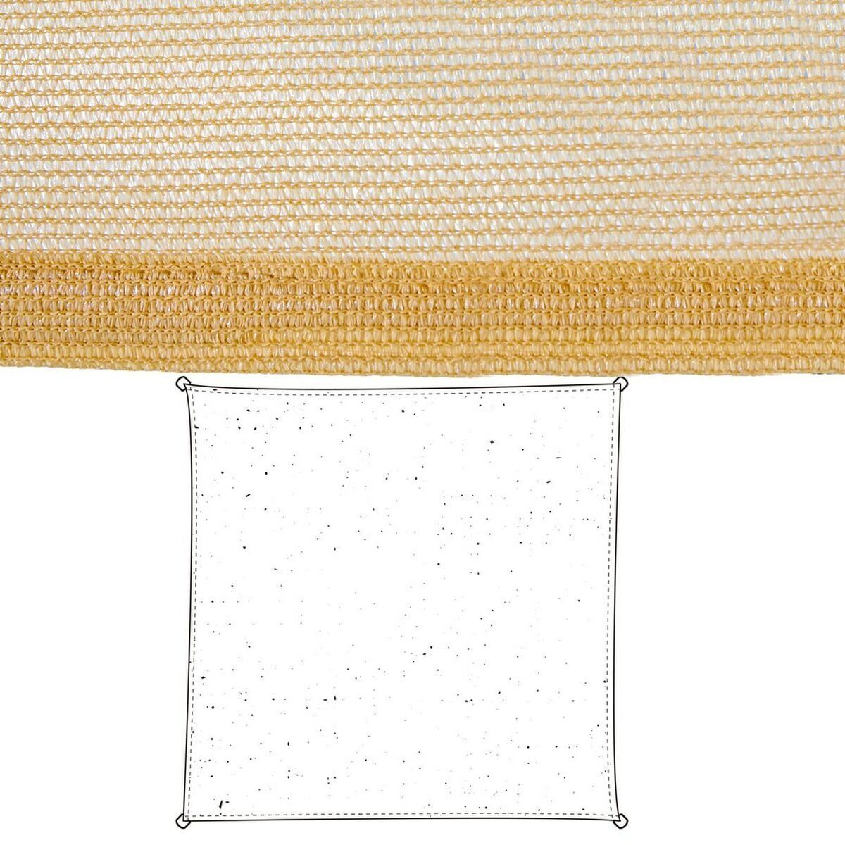 Vela de sombra Vela sombreo Beige 500 x 500 x 1 cm 500 x 1 x 500 cm
