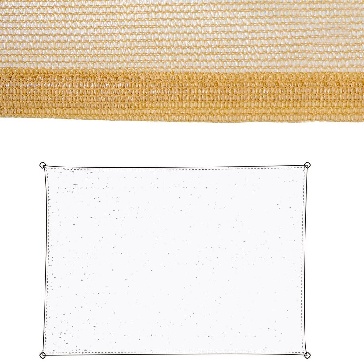 Vela de sombra Vela sombreo Beige 300 x 400 x 1 cm 300 x 1 x 400 cm