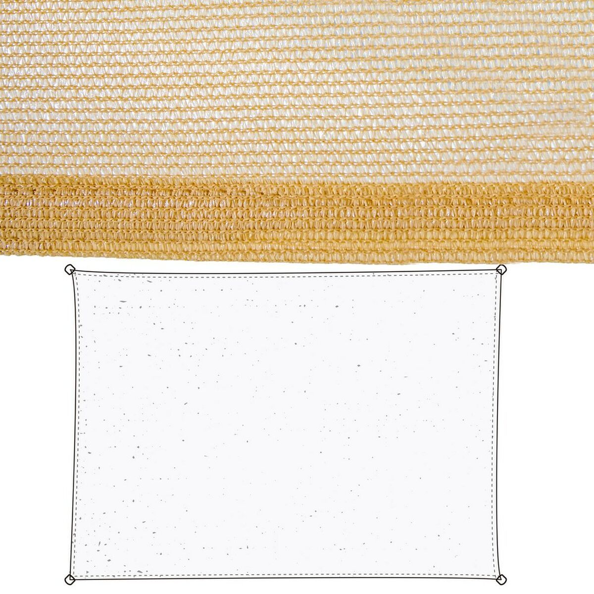 Vela de sombra Vela sombreo Beige 350 x 500 x 1 cm 350 x 1 x 500 cm