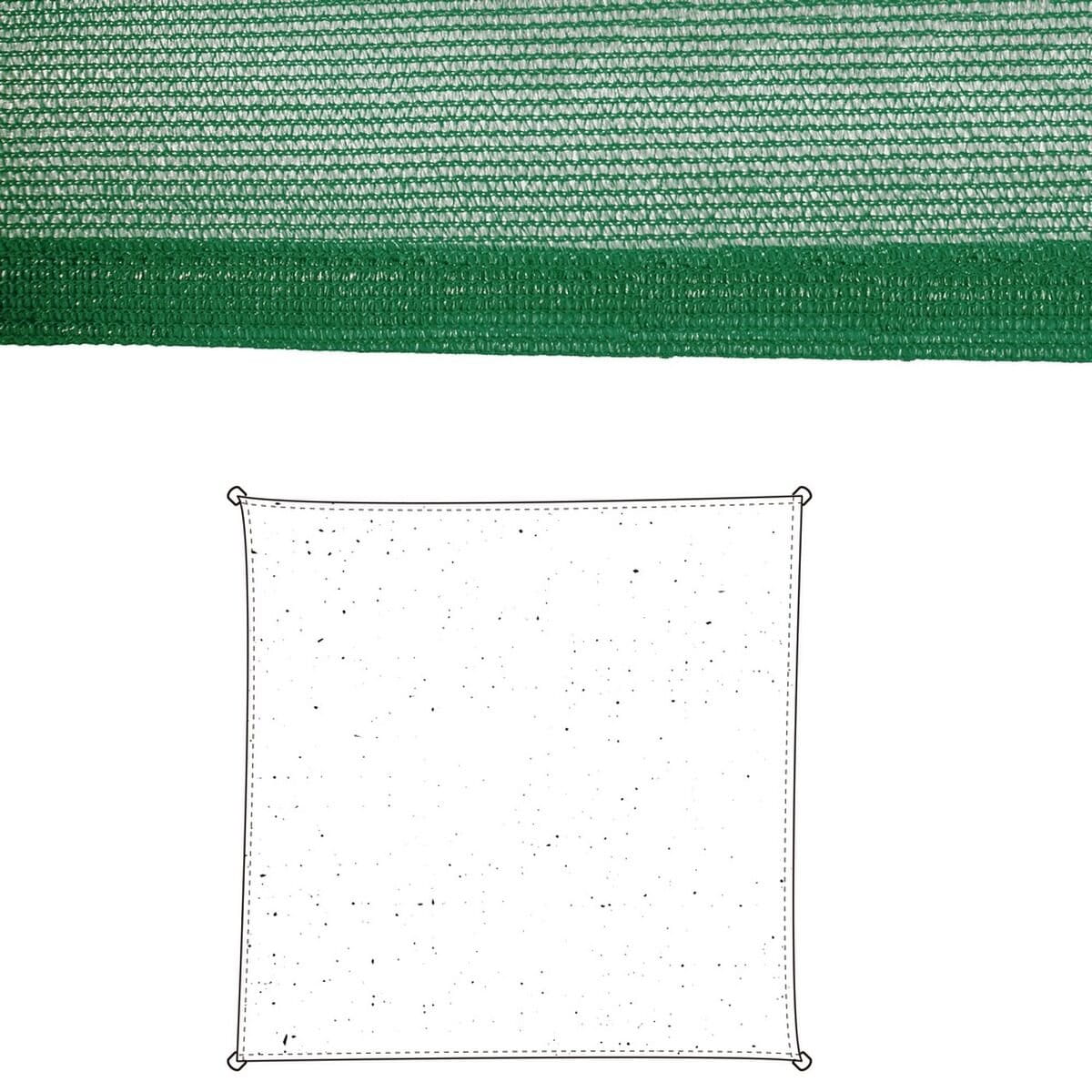 Vela de sombra Vela sombreo Verde 300 x 300 x 0,5 cm Toldo