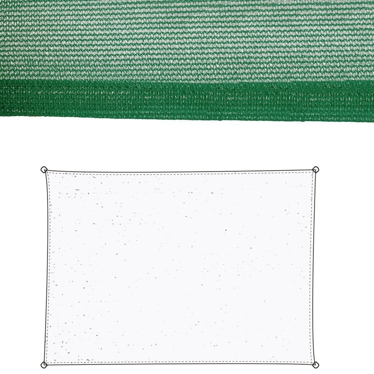 Vela de sombra Vela sombreo Verde 300 x 400 x 0,5 cm Toldo