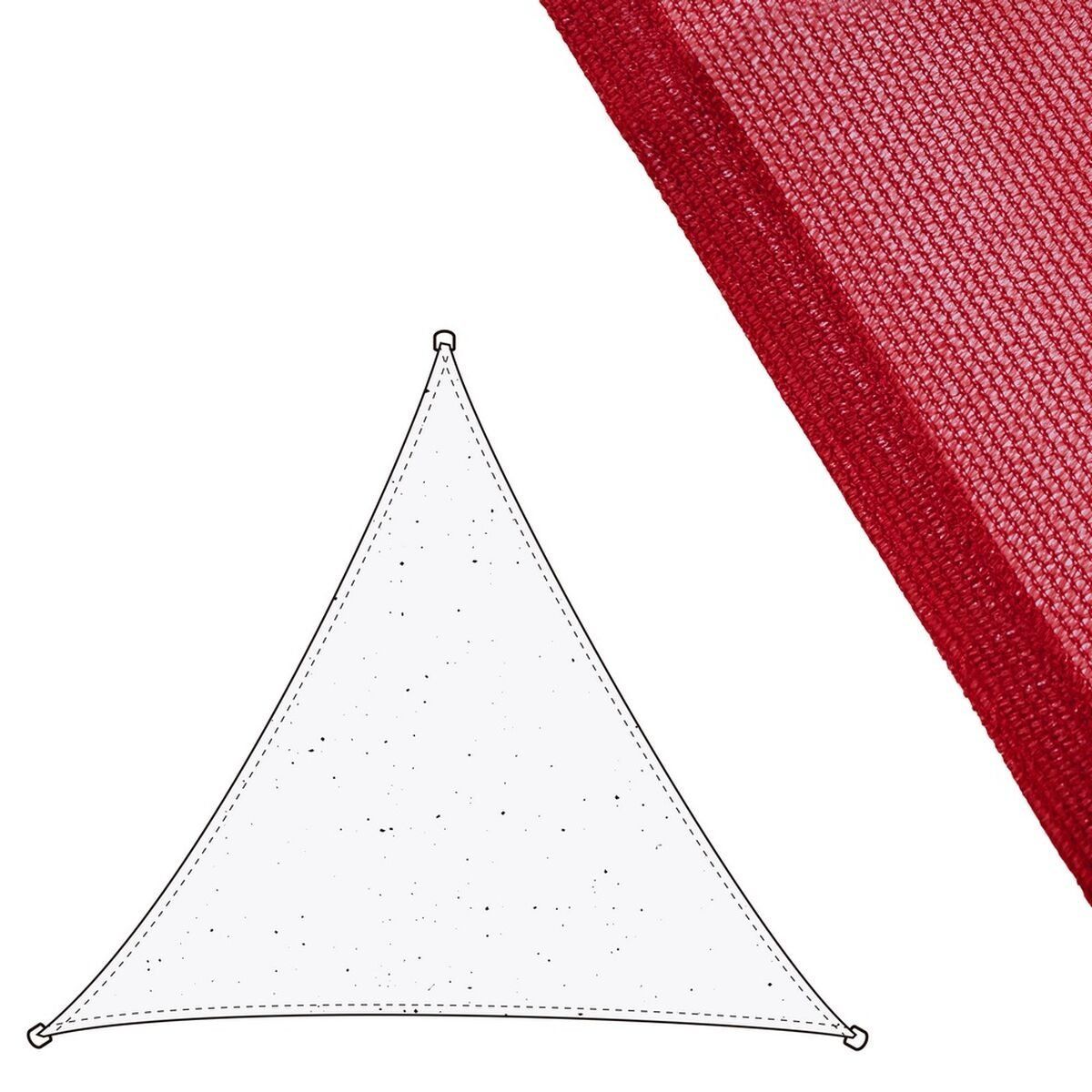 Vela de sombra Vela sombreo Cereza 300 x 300 x 0,5 cm Toldo