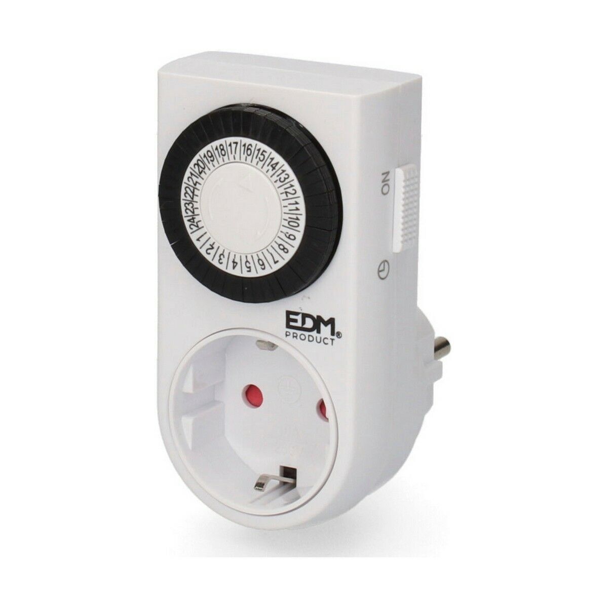 Enchufe con programador analógico EDM 03004 3500 W 230 V 24 horas