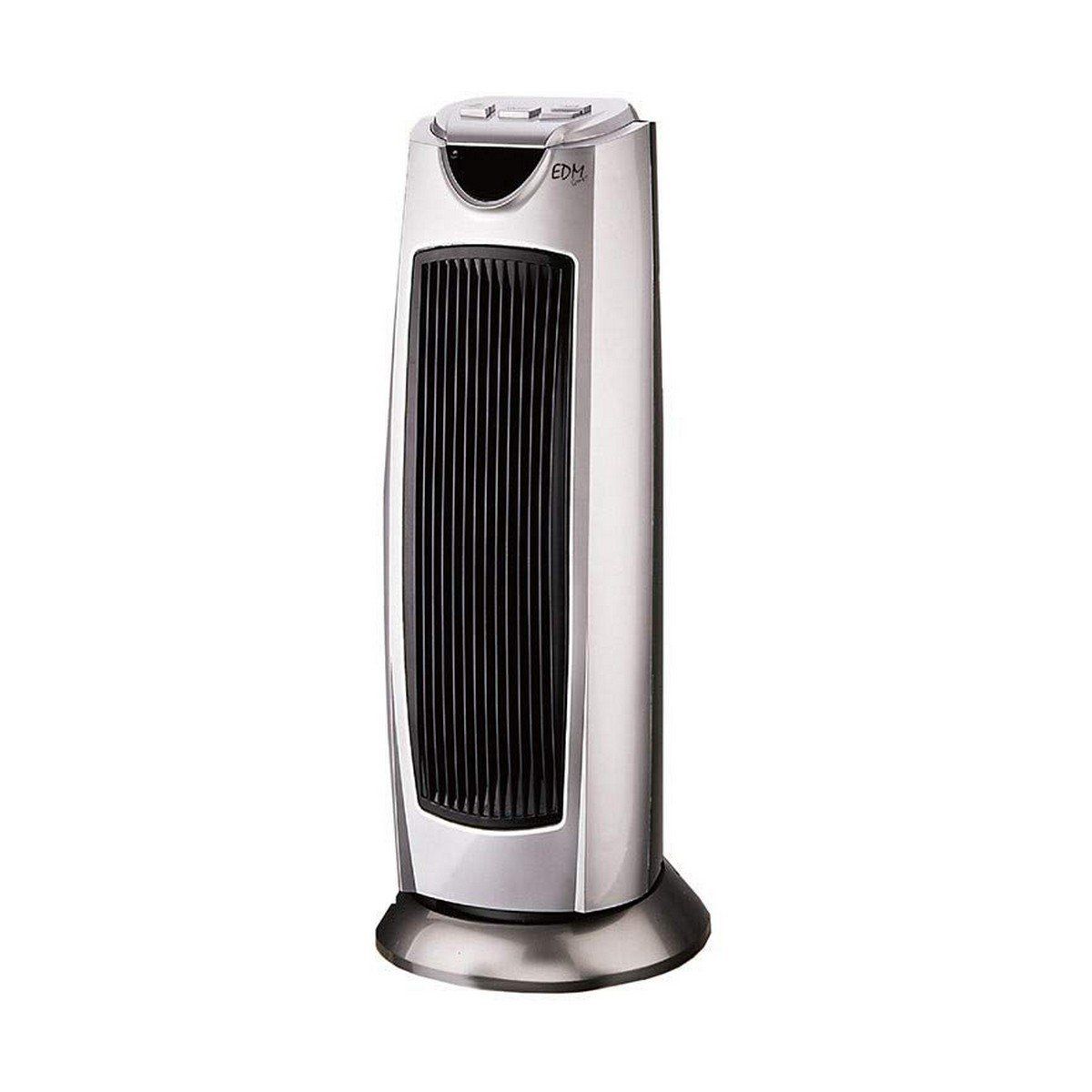 Calefactor Cerámico Eléctrico EDM 07209 Gris 1000 - 2000 W Oscilante