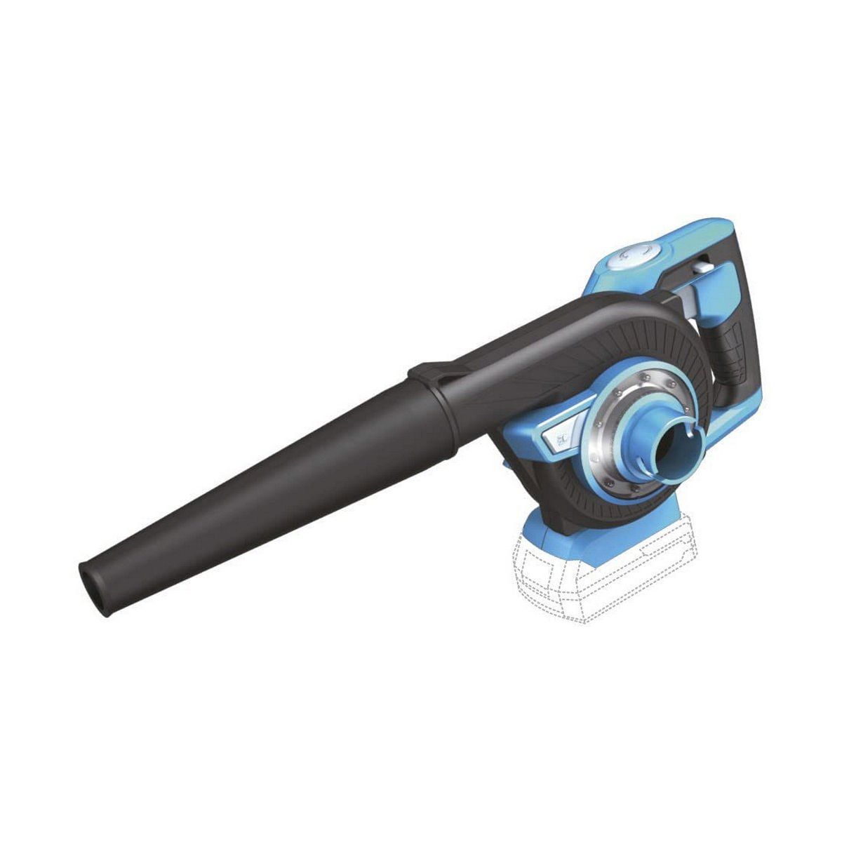 Soplador Koma Tools Pro Series 20 V Aspirador
