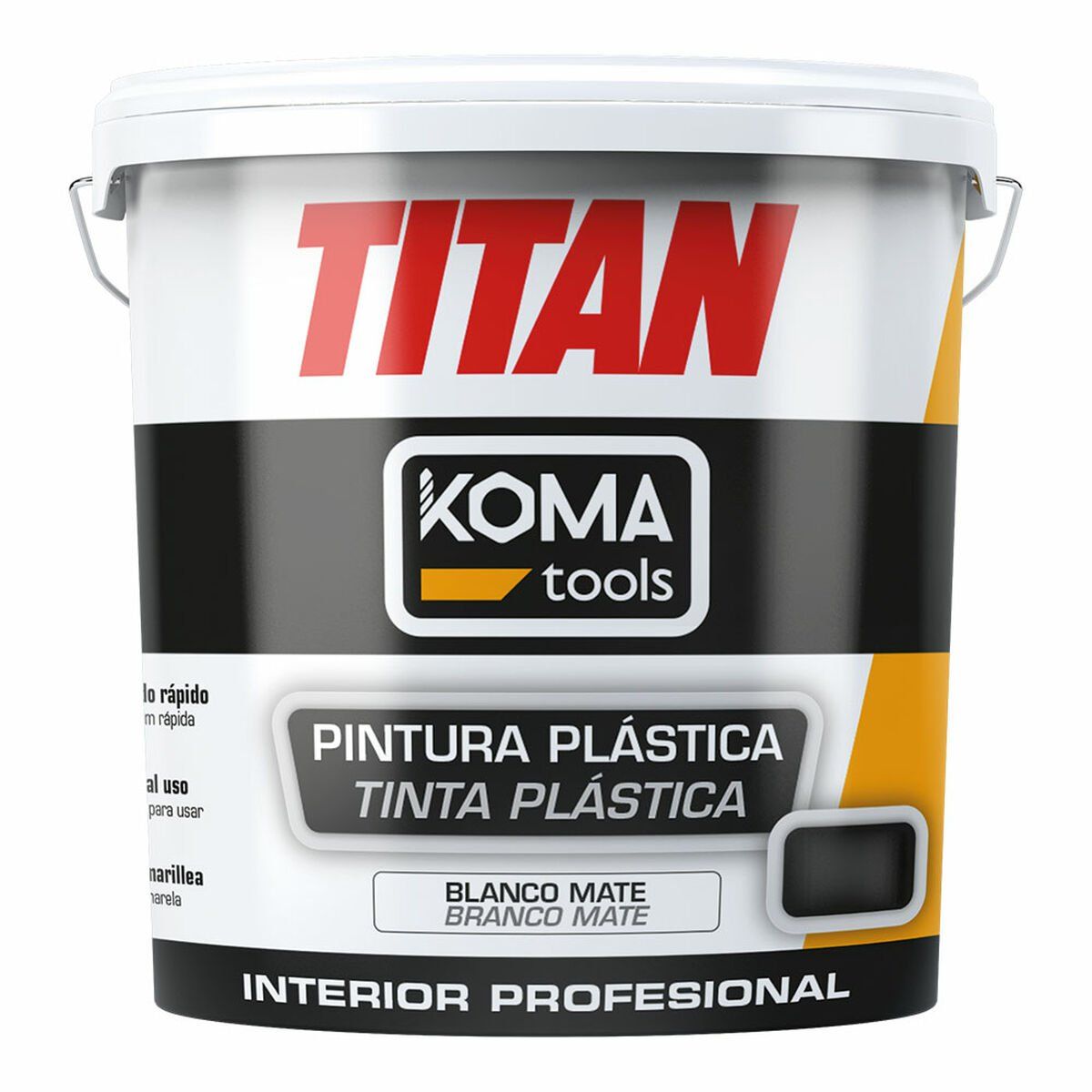 Pintura plástica Koma Tools TITAN Blanco 5 kg