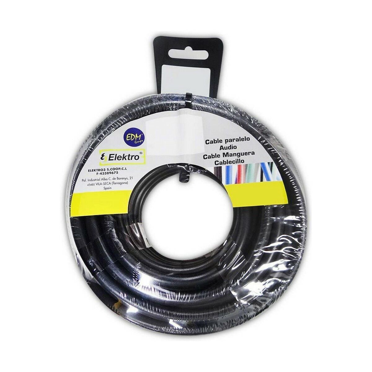 Cable EDM 28501 Negro 4 mm 4 x 1,5 mm 25 m