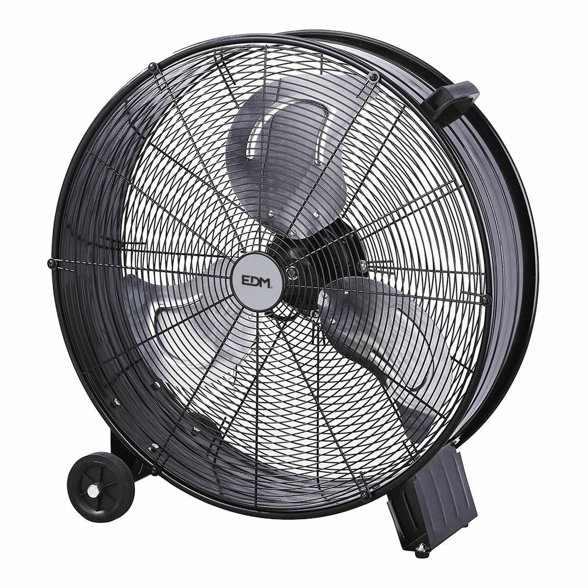 Ventilador de Suelo EDM 33525 Negro 180 W Ø 60 cm Industrial