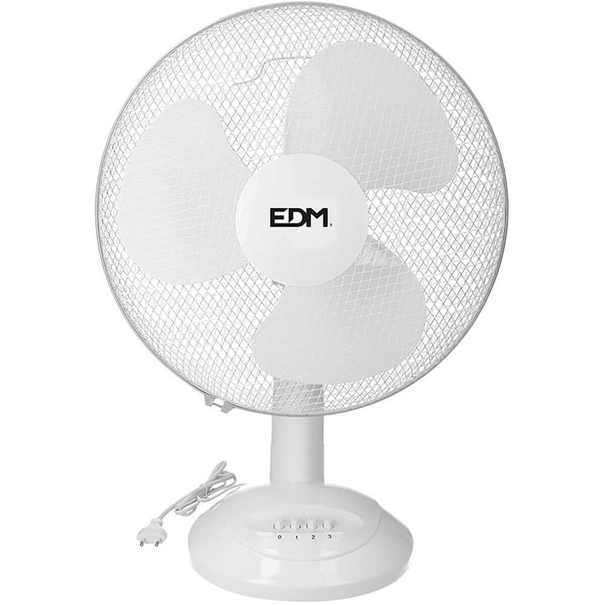 Ventilador de Sobremesa EDM Ø 40 x 61 cm Blanco 45 W