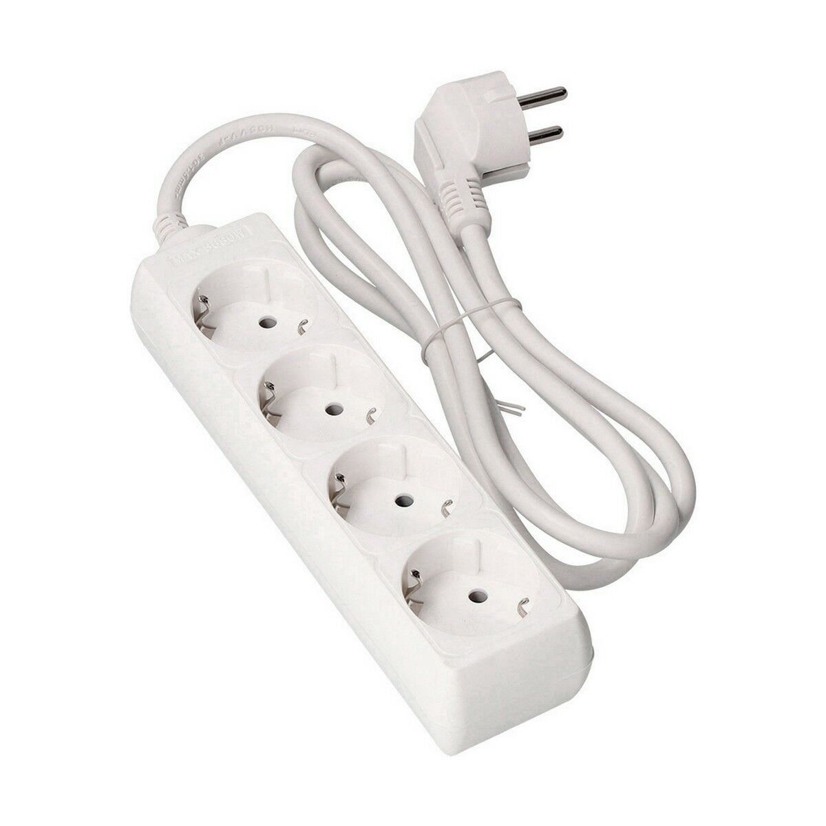 Regleta Enchufes 4 Tomas sin Interruptor EDM 41034 Schuko (3 m)