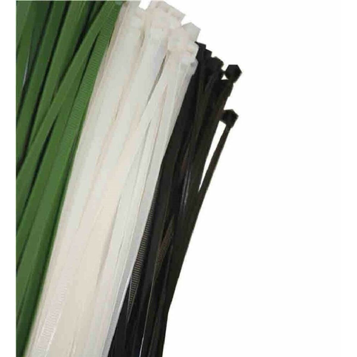 Bridas Nailon EDM 48322 Verde 380 x 4,8 mm (100 Unidades)