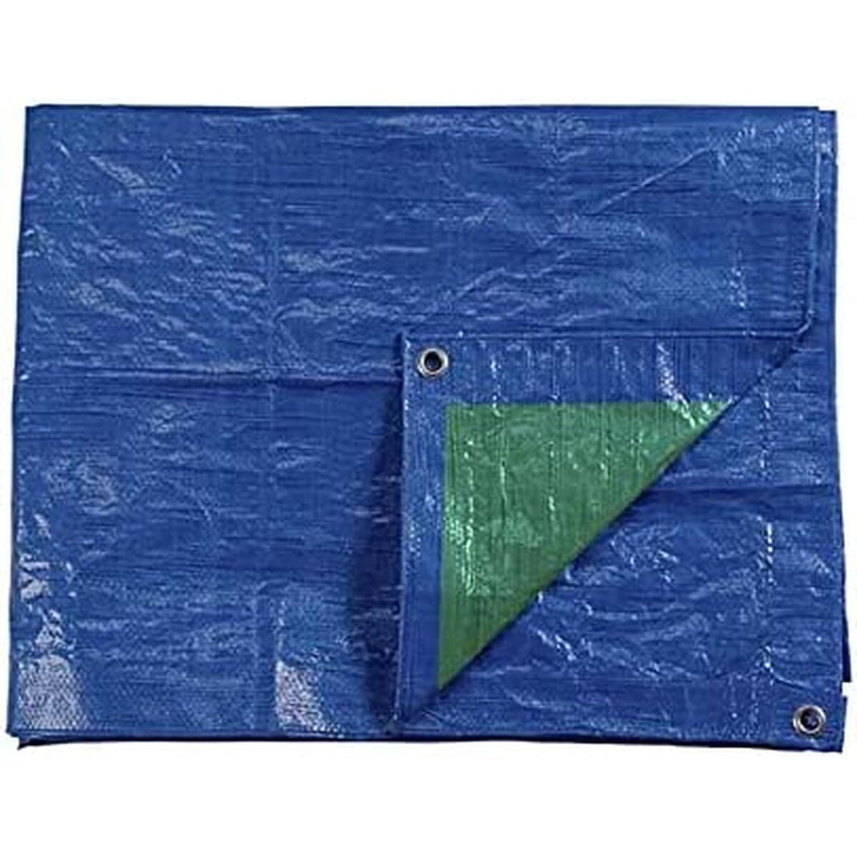 Toldo EDM 74994 Azul Verde azul/verde Polietileno 90 g/m² 5 x 8 cm 5 x 8 m Doble cara