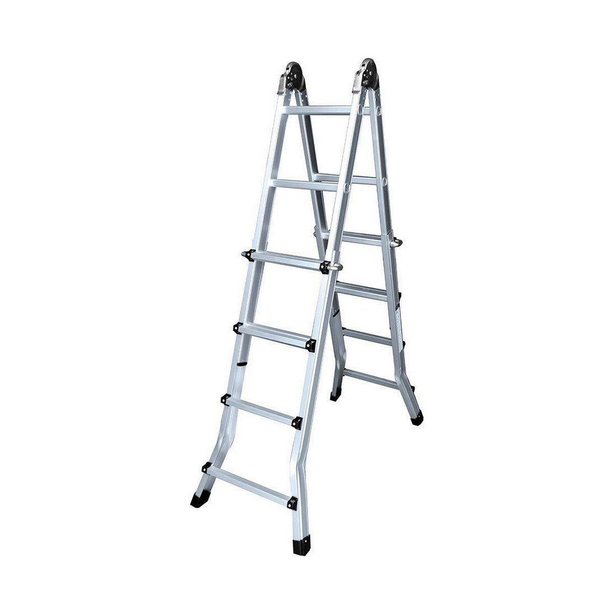 Escalera plegable EDM 75094 Aluminio Multicolor
