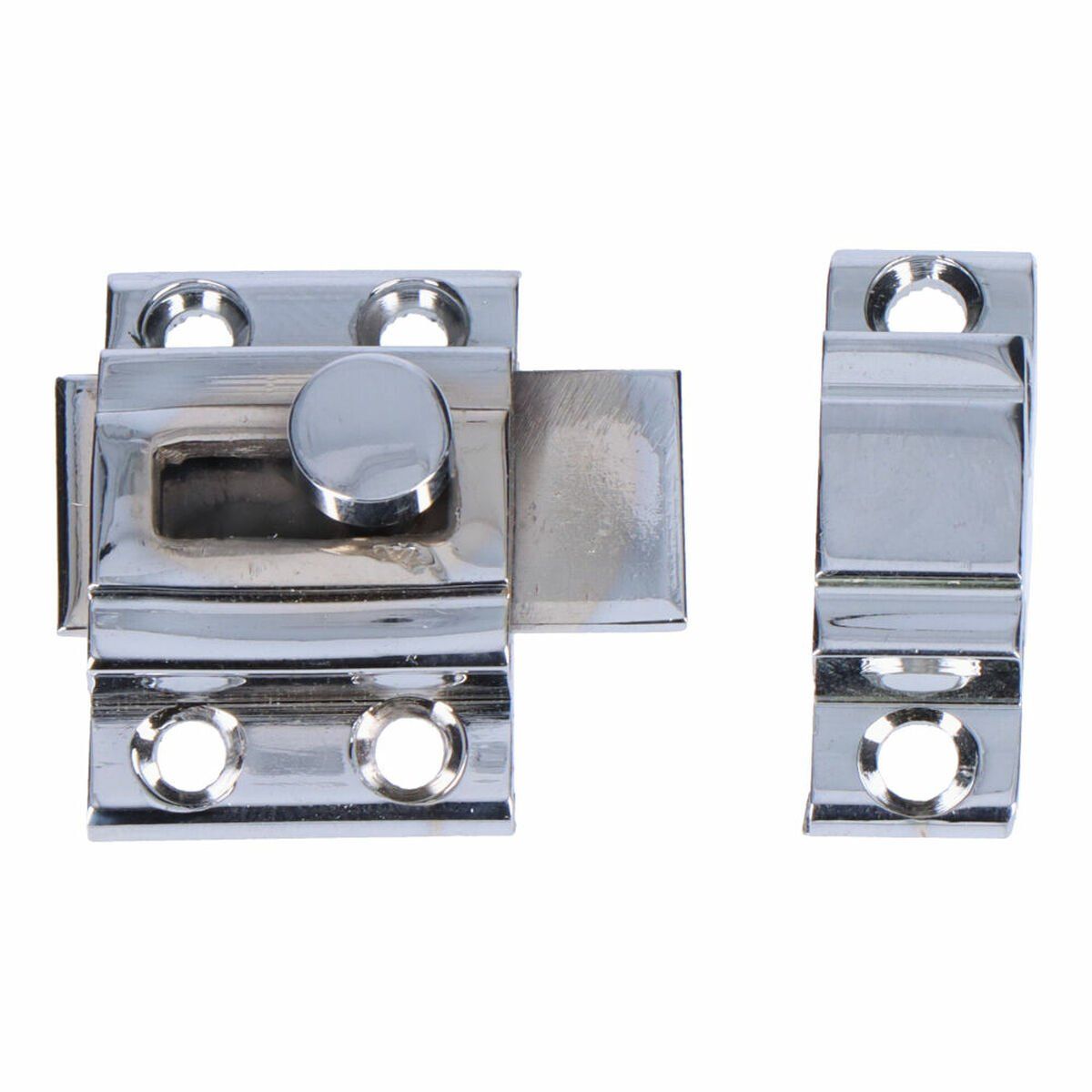 Pestillo de puerta EDM 85083 Níquel Acero 20 mm Pasador
