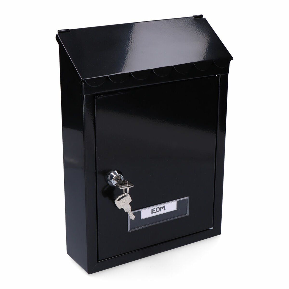 Buzón EDM 85806 Standard Negro Acero 21 x 6 x 30 cm