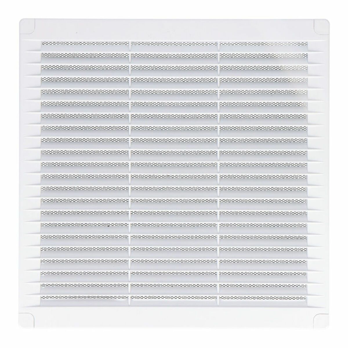 Rejilla de ventilación EDM 87706 Blanco 25 x 25 x 0,7 cm Mosquitera