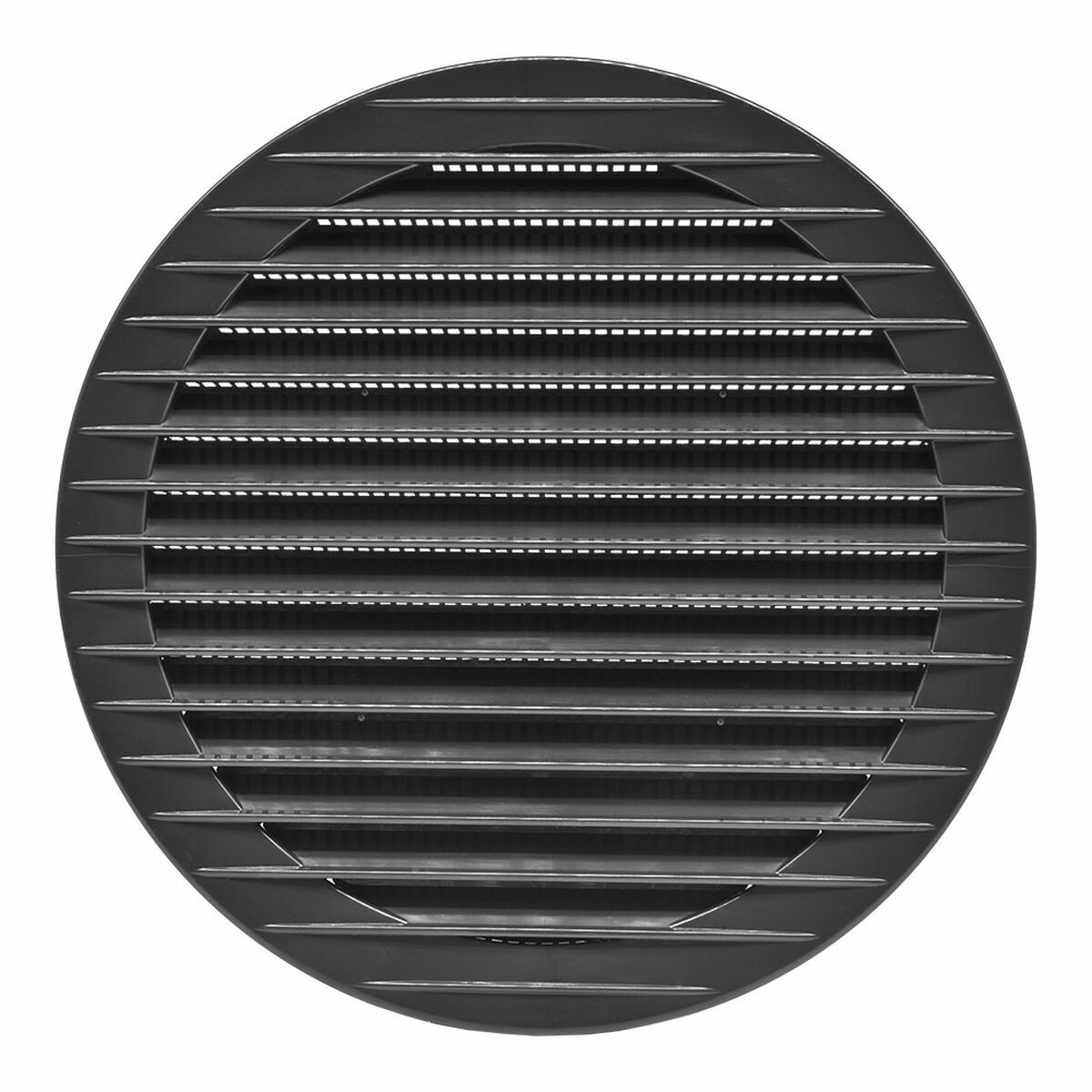 Rejilla de ventilación EDM 87722 Antracita Ø 15 cm
