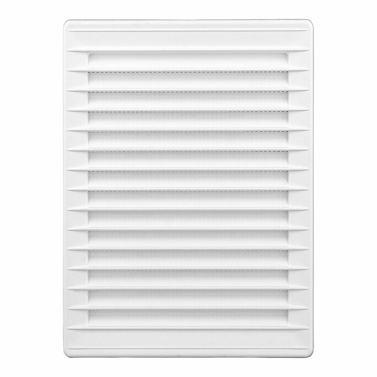 Rejilla de ventilación EDM 87733 Blanco 13,7 x 20,7 cm Mosquitera