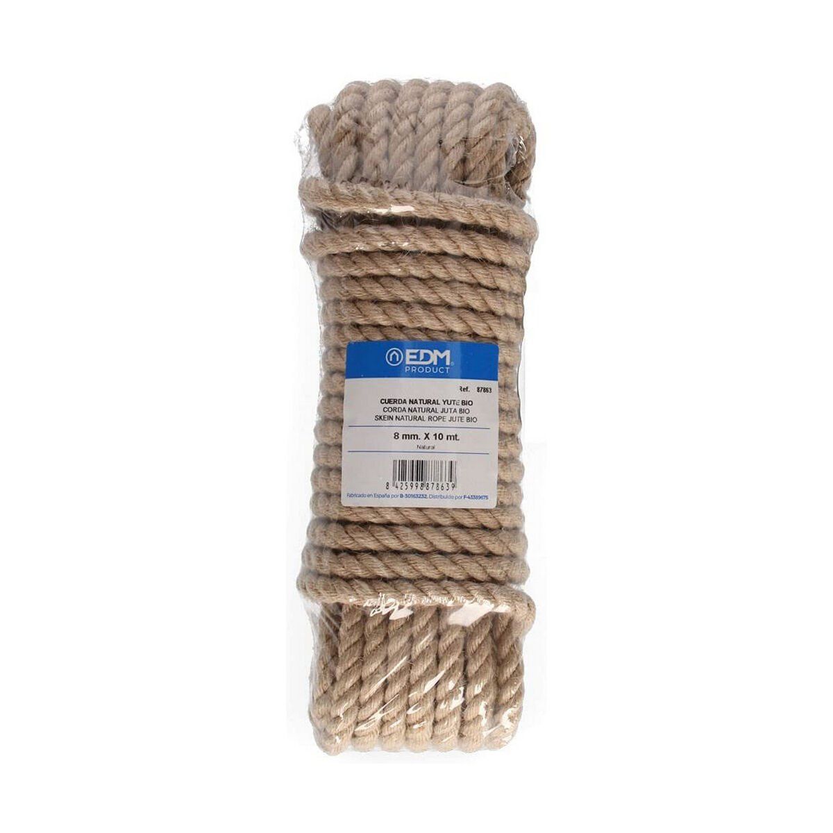 Cuerda EDM 87863 Natural Yute 10 m