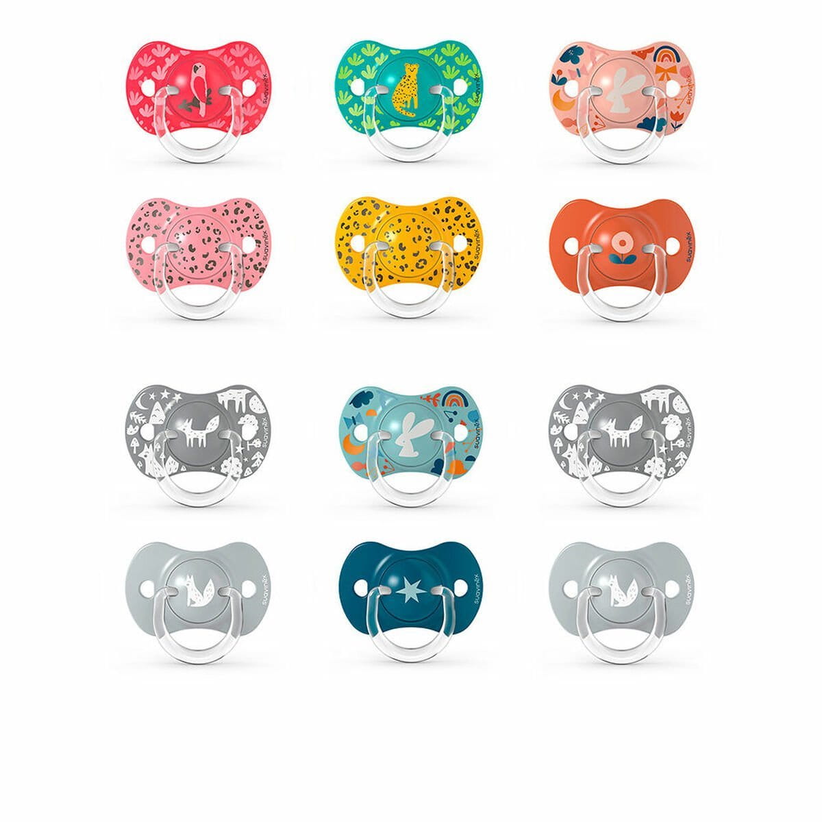 Chupete Suavinex Prints Multicolor (2 Unidades)