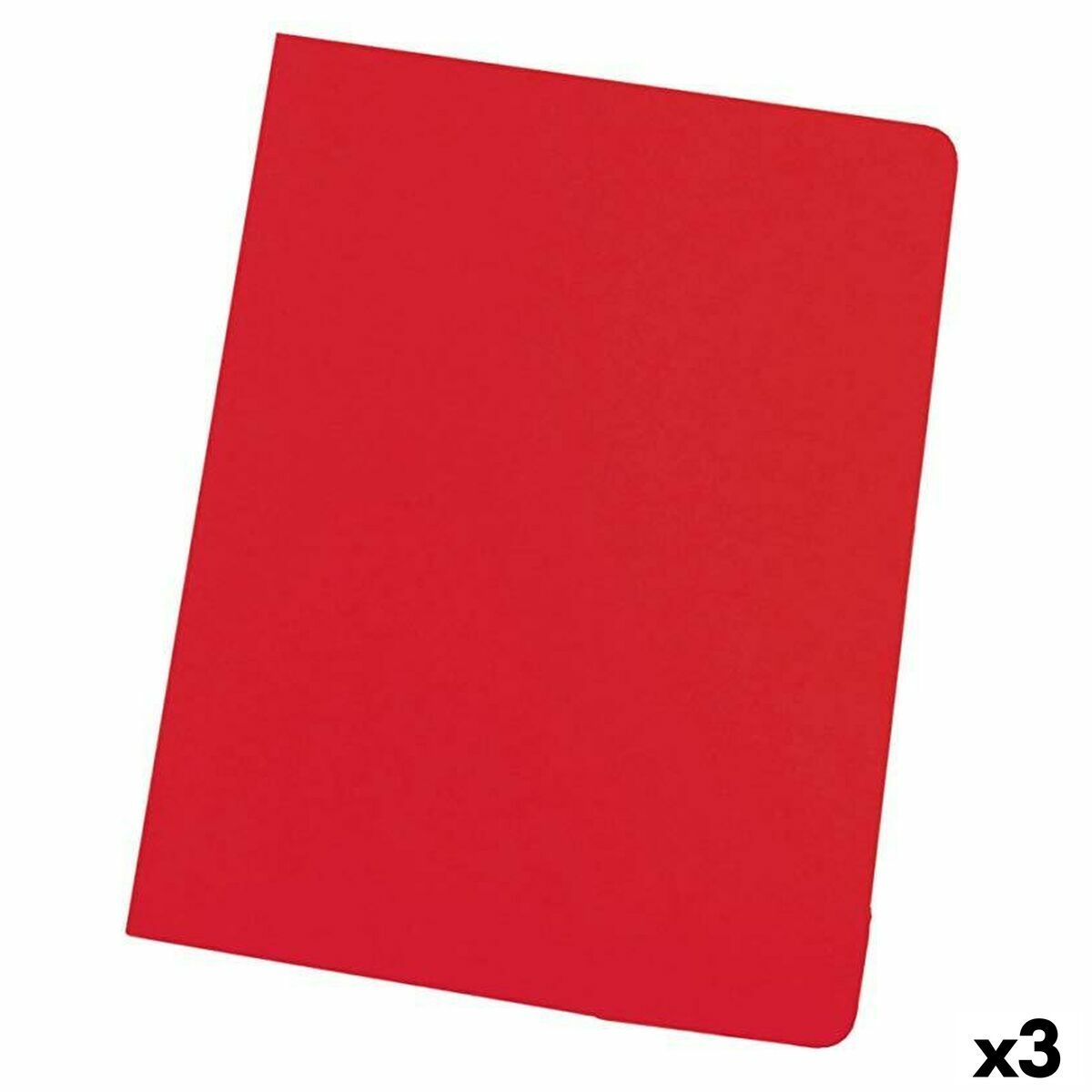 Set de Subcarpetas Elba Rojo Folio 50 Piezas (3 Unidades)