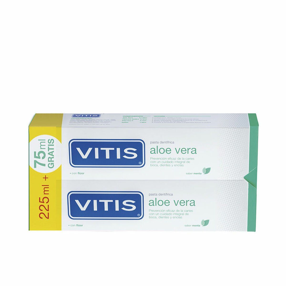 Pasta de Dientes Vitis Aloe Vera 2 Unidades 150 ml