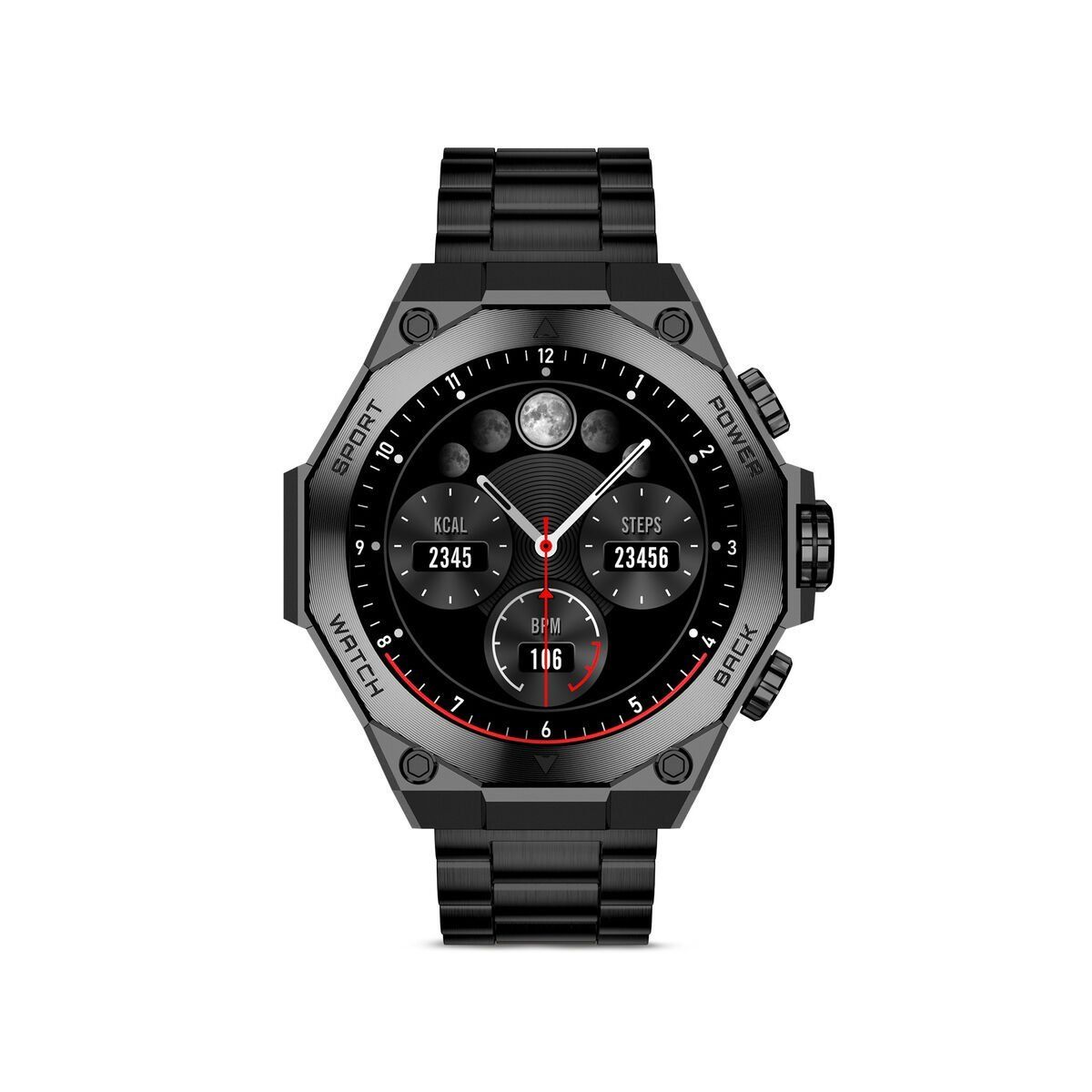 Smartwatch KSIX Titanium Negro 1,43"
