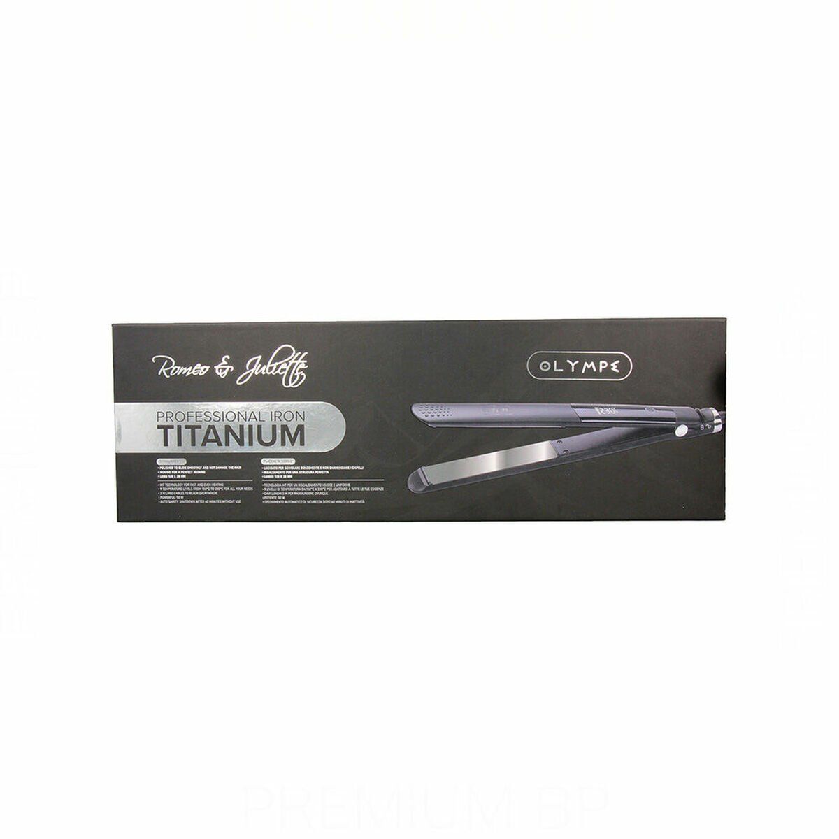 Plancha de Pelo Albi Pro Romeo & Juliette Olympe Profesional Titanium