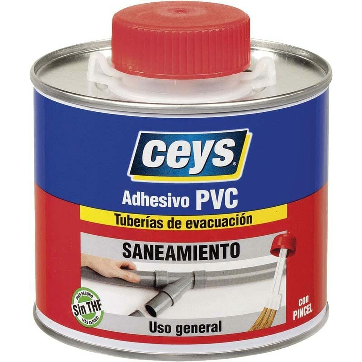 Adhesivo para tubo PVC Ceys 500 ml PVC