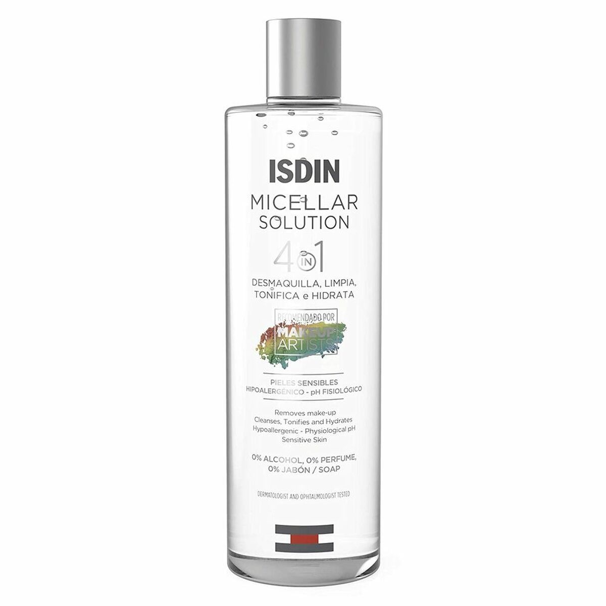 Agua Micelar Desmaquillante Isdin Micellar Solution 400 ml 4 en 1