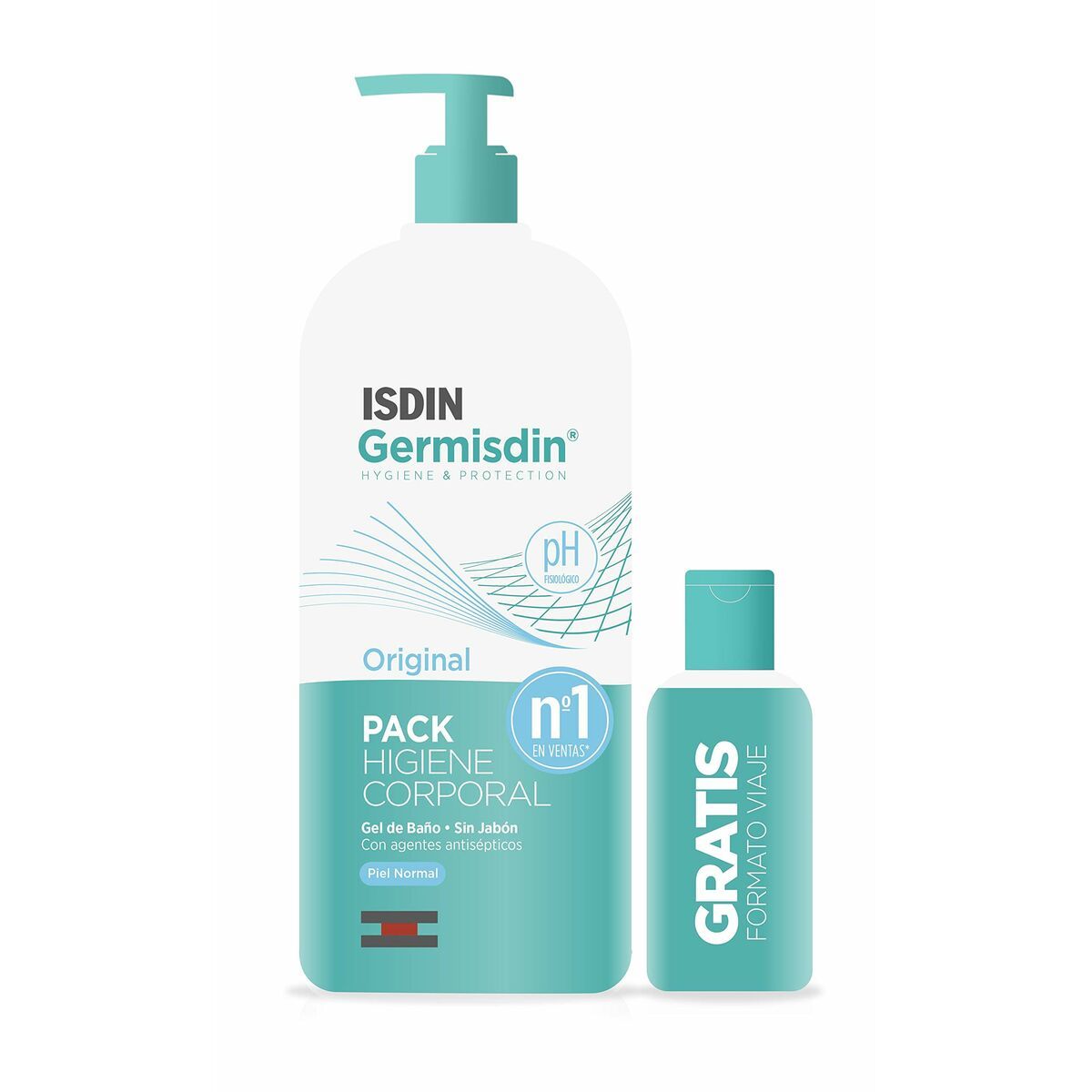 Gel de Ducha Isdin Germisdin Original 2 Piezas