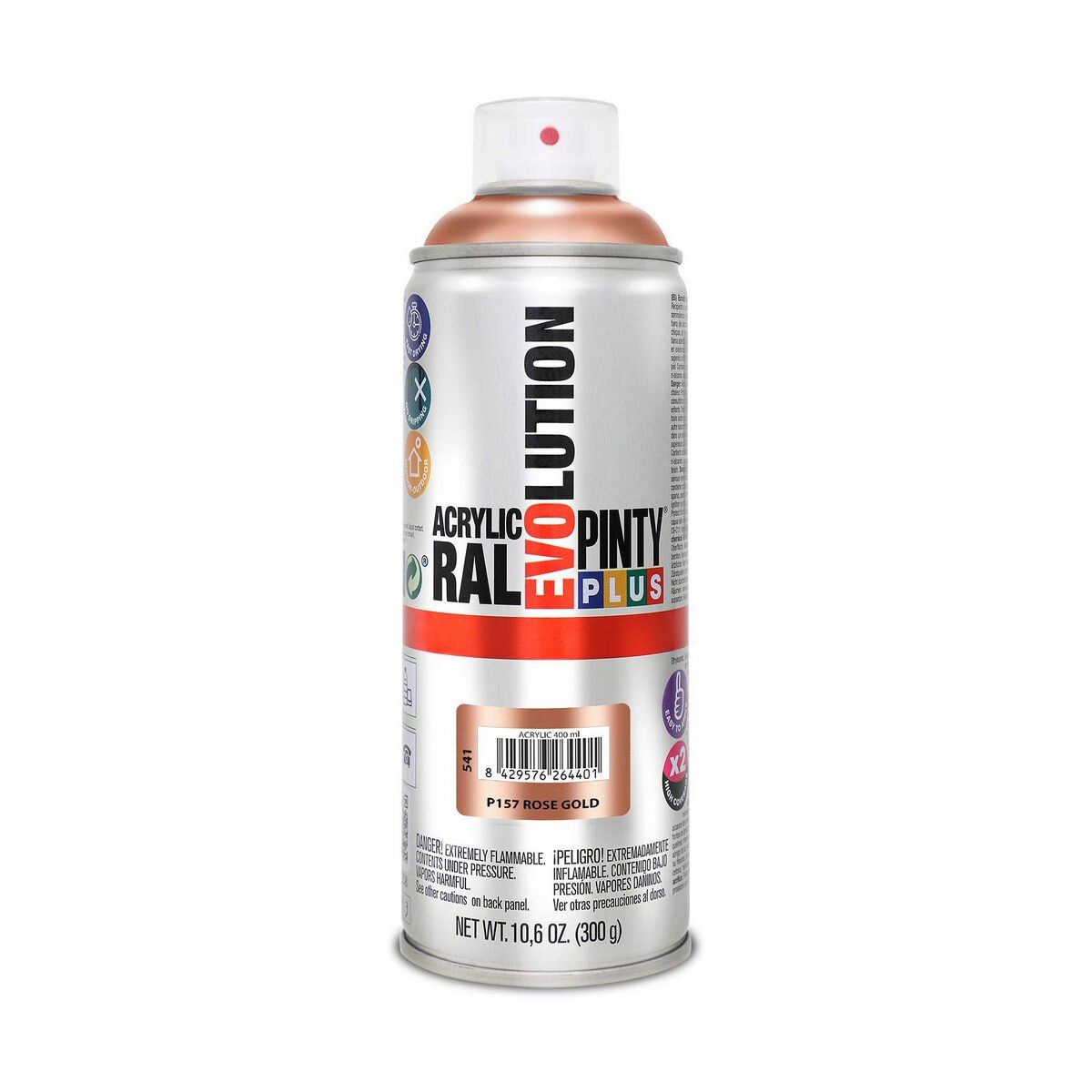 Pintura en spray Pintyplus Evolution P157 400 ml Oro Rosa