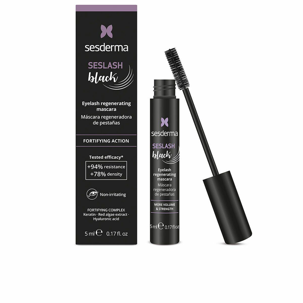 Máscara de Pestañas Sesderma Seslash Black Negro black 5 ml