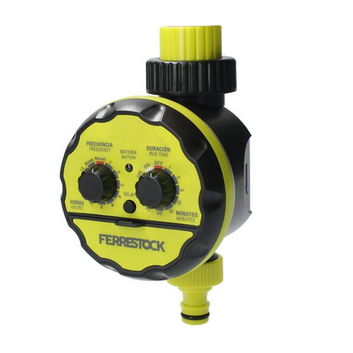 Programador de riego Ferrestock Amarillo