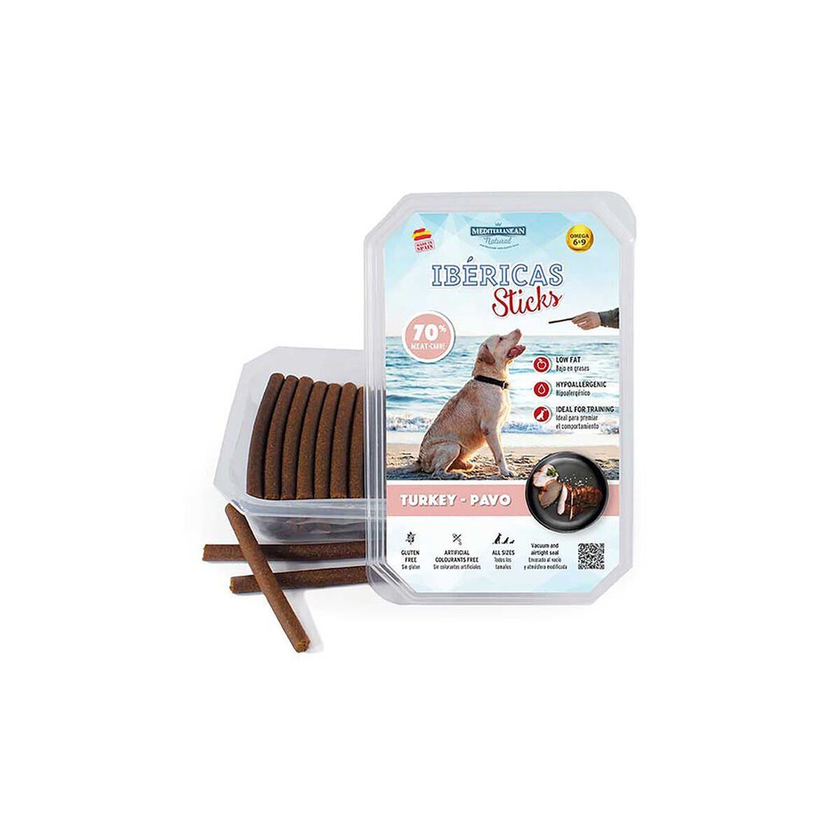 Snack para Perros Mediterranean Natural Pavo 800 gr