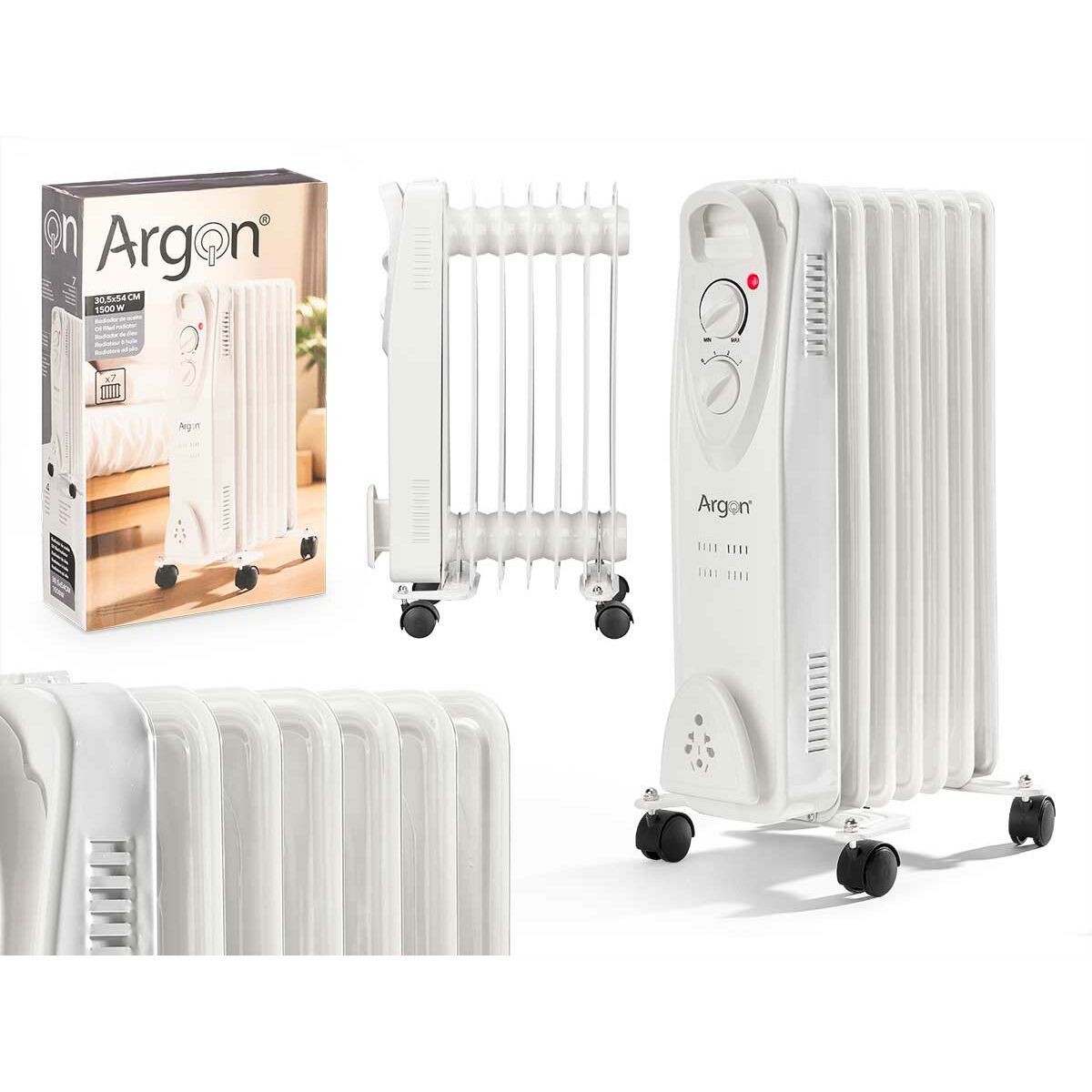 Radiador Argon Blanco 1500 W